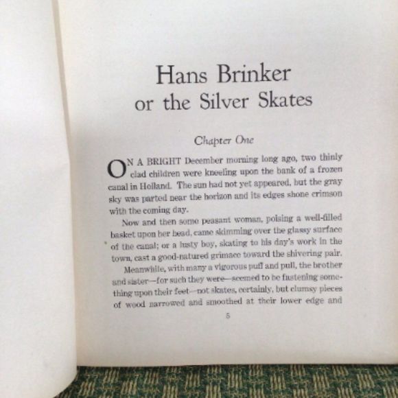 Hans Brinker orThe Silver Skates By Mary Mapes Dodge Retold 1940 Large Hardback - Picture 8 of 10